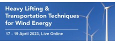 Heavy Lifting and Transportation Techniques for Wind Energy Masterclass 2023